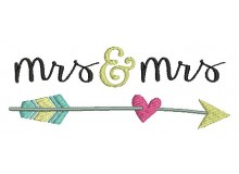 Stickdatei - Mrs. & Mrs. Pfeil